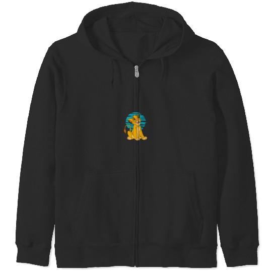 Disney The Lion King Young Simba Happy 5666 Zip Hoodies