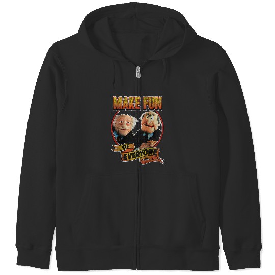 Disneyss The Muppets Make Fun Of Statler Waldorf Vintages shots Zip Hoodies