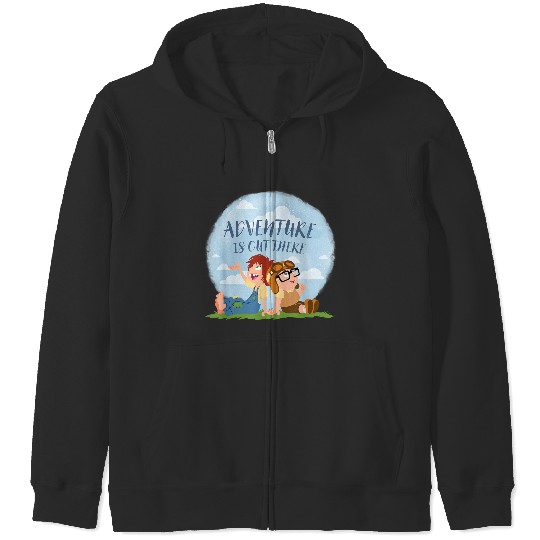 Disneyss Pixars Up Carl Ellie Adventure Is Out There Zip Hoodies