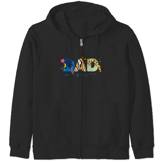 Disneyss And Pixarss Finding Nemo Dad Fathers Day Birthday Zip Hoodies