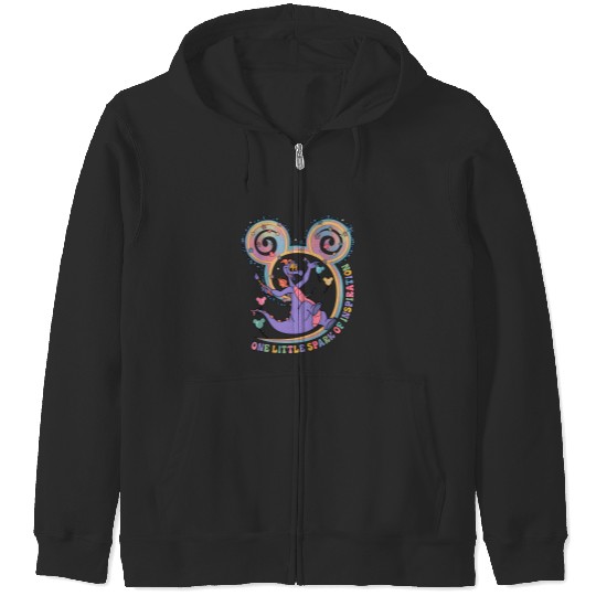 One Little Spark Of Inspiration  Zip Hoodies, Disney Figment Dragon Zip Hoodies
