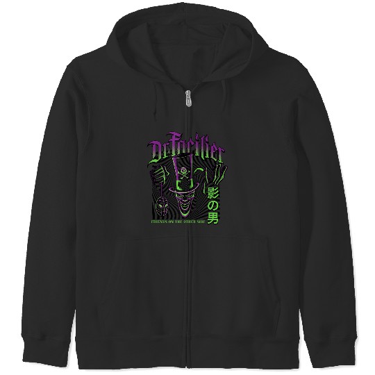 Disneyss The Princess And The Frog Dr Facilier Spooky Shadow Zip Hoodies