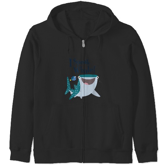 Disneyss Pixars Finding Dory Destiny Dory I Speak Whale Logo Zip Hoodies