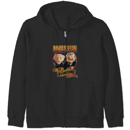 Disneyss The Muppets Make Fun Of Statler Waldorf Vintages shots Zip Hoodies