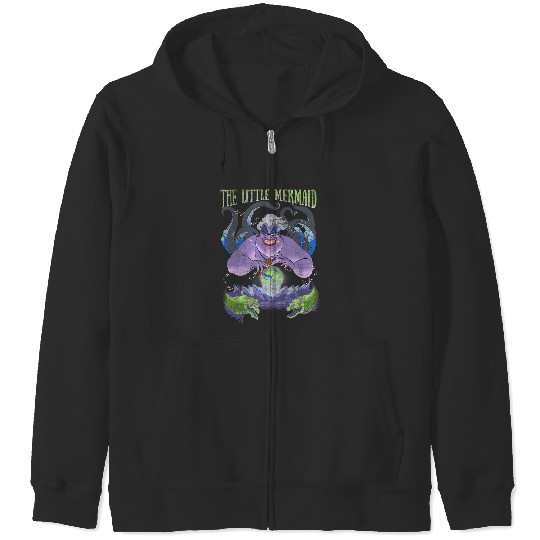Disney The Little Mermaid Evil Ursula Crystal Ball Zip Hoodies