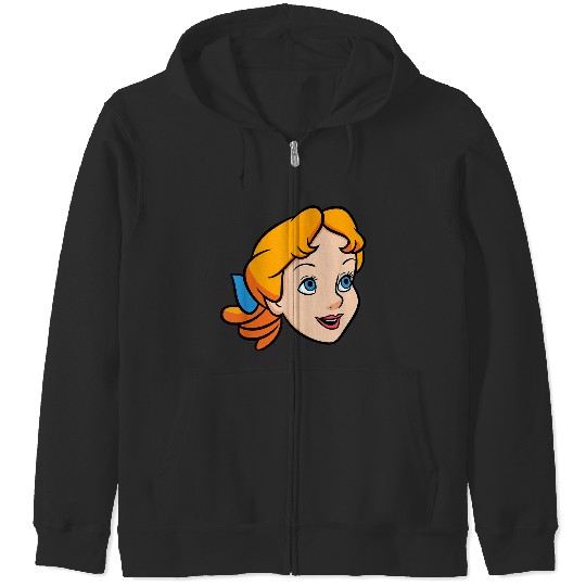 Disneyss Peter Pan Wendy Darling Big Faces Costume Zip Hoodies