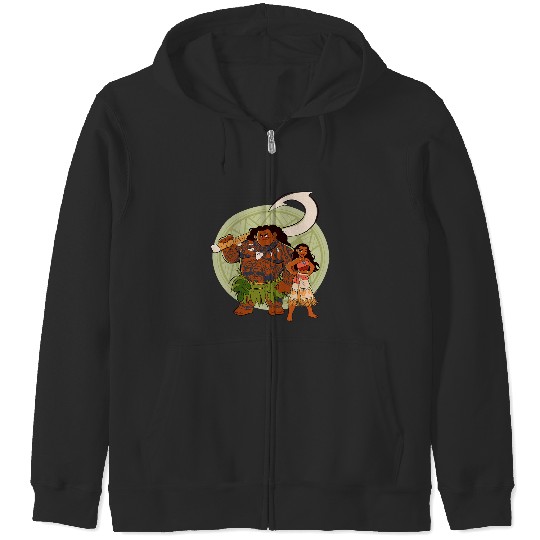 Disney Moana and Maui Best Friends Adventure Together Zip Hoodies