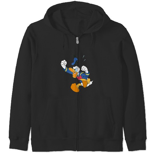 Disneyss Donald Duck Fit Of Anger Zip Hoodies