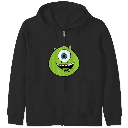 Disneyss And Pixarss Monsters Inc Mike Big Faces Costume Zip Hoodies