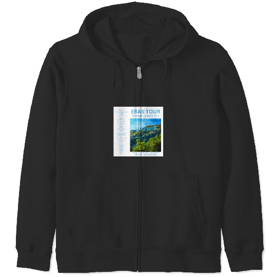 Eras Tour Setlist - Los Angeles Night 6 Zip Hoodies