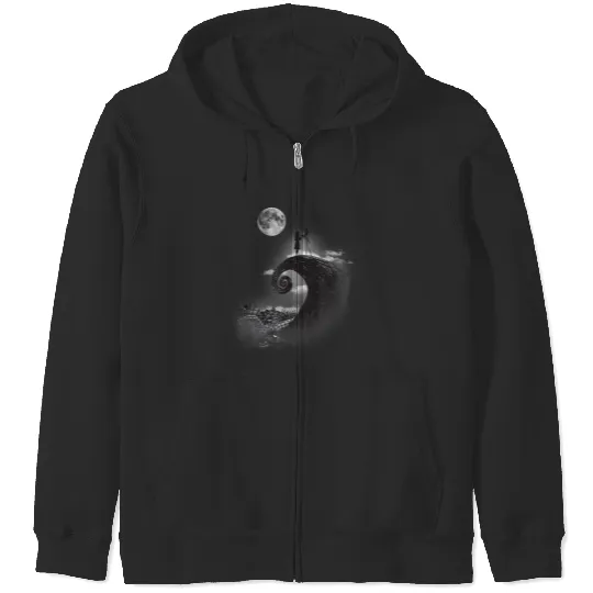 Disney Nightmare Before Christmas Jack And Sally Zip Hoodies