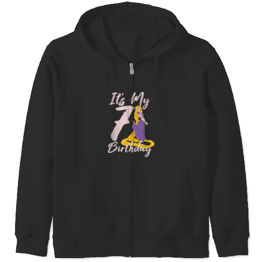 Disney Tangled Rapunzel It's My Seventh Birthday Zip Hoodies