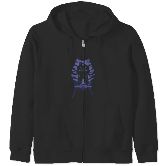 Star Warss Ahsoka Tano Alien Worlds Disneyss+ Zip Hoodies