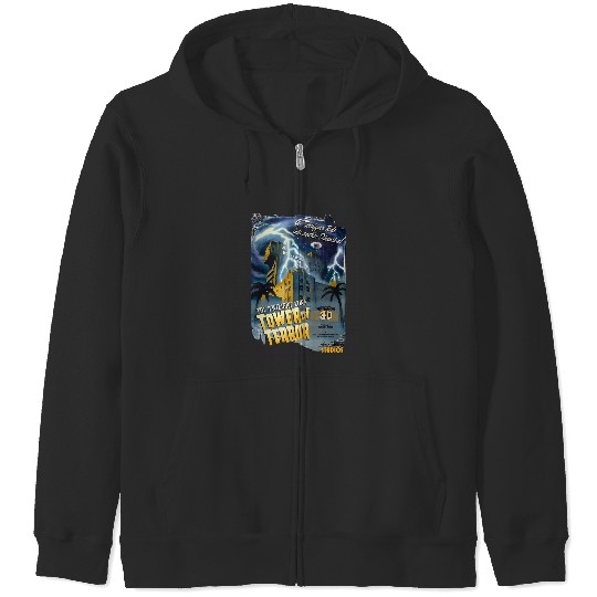 Retro Mickey And Friends Tower Of Terror Zip Hoodies, Mickey And Friends Zip Hoodies,  Disney Matching Trip 2024 Zip Hoodies.