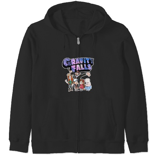 Disney Gravity Falls Characters Group Zip Hoodies, Magic Kingdom Zip Hoodies