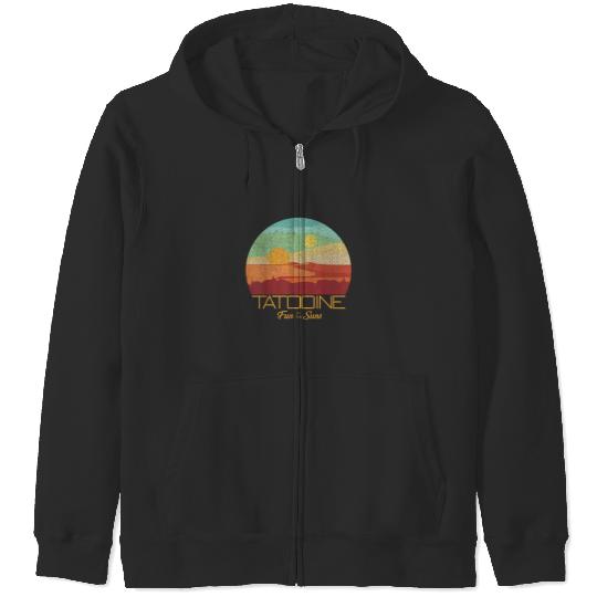 Tatooine Postcard Fun in the Sun Disney+ T-Shirt Zip Hoodies