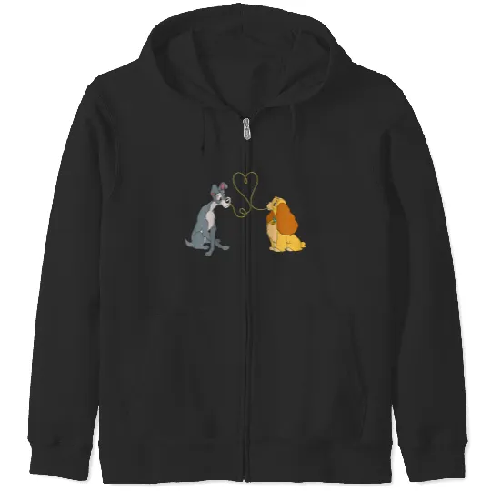 Disneyss Lady And The Tramp Bella Notte Zip Hoodies