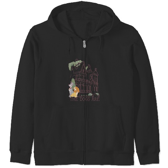Disneyss Lady And The Tramp Home Is Where The Dogs Are Zip Hoodies