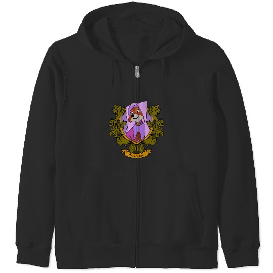 Disney Robin Hood Marian  Floral Portrait Zip Hoodies
