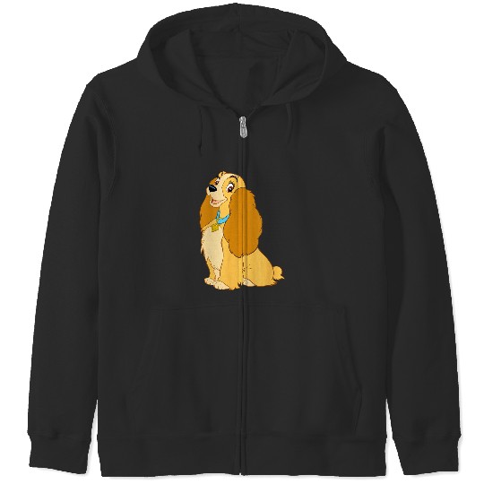 Disneyss Lady And The Tramp Lady Zip Hoodies