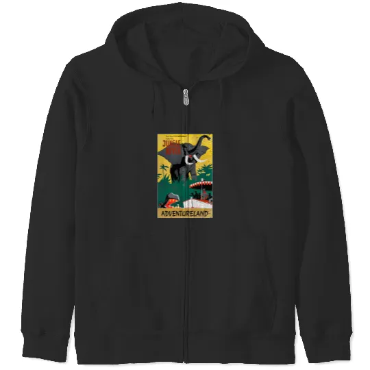 Jungle Cruise Zip Hoodies, Disney Jungle Cruise Ride Zip Hoodies