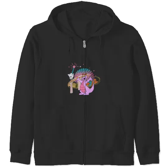 Disney Dragon Figment Zip Hoodies Epcot Figment Zip Hoodies, Mascot Figment Zip Hoodies
