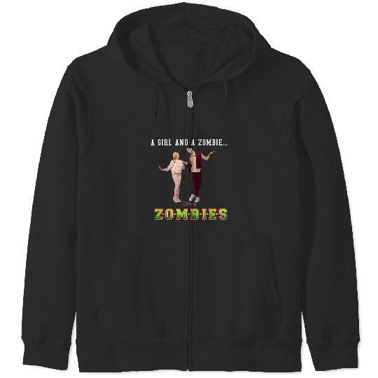 Disney Zombies A Girl and A Zombie Zip Hoodies