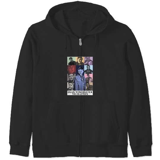 dean winchester eras tour Zip Hoodies