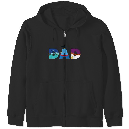 Disney Aladdin Jasmine Genie Fathers Day Birthday Dad Zip Hoodies