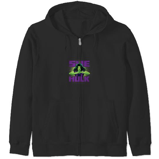 Marvels Studios She-Hulk is Ready for Anything Disney+ T-Shirt Zip Hoodies