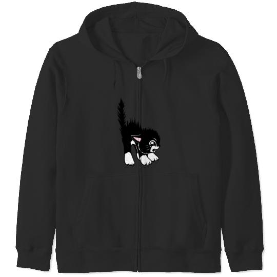 Disney Silly Symphonies More Kittens Scared Kitty Logo Zip Hoodies