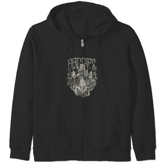 Disney Villains Baddies Scar Maleficent Jafar Hades Faded Zip Hoodies