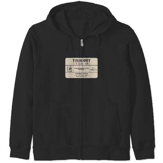 zurich n2 eras tour commemorative ticket Zip Hoodies