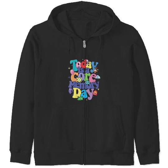 Disneyss Pixars Inside Out 2 Today Is A Core Memory Day Poster Zip Hoodies