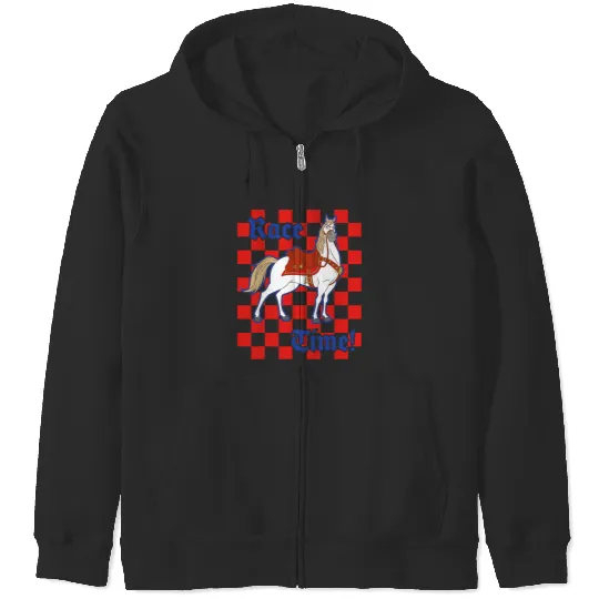 Disney Tangled Maximus Horse Race Time! Zip Hoodies
