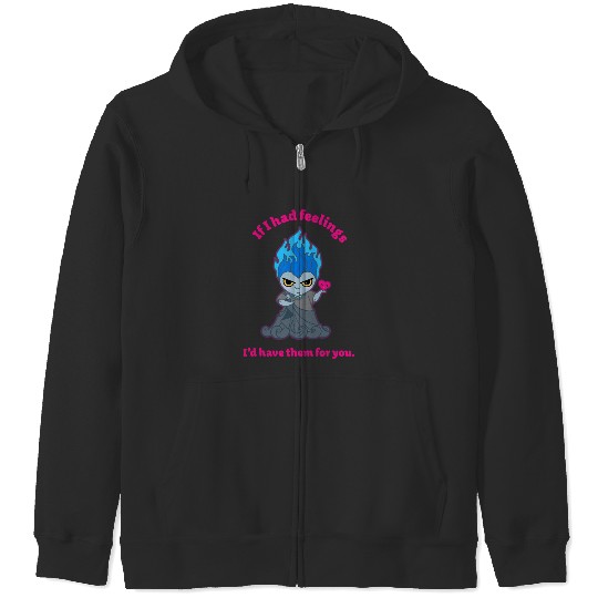 Disney Villains Hades If I Had Feelings Valentine’s Day Zip Hoodies