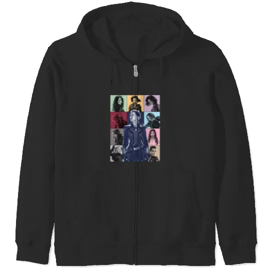 Black Widow Eras Tour Zip Hoodies