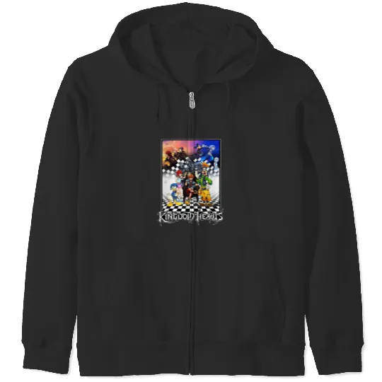 Disney Kingdom Hearts Throne Zip Hoodies, Kingdom Hearts