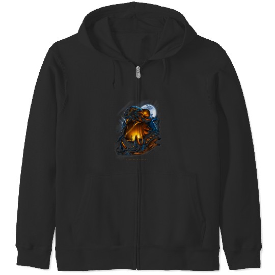 Disney Aladdin Cave Of Wonders Moonlit Airbrush Zip Hoodies
