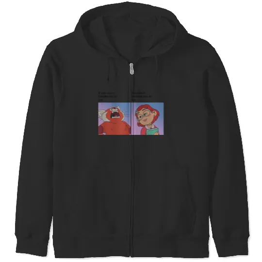 Disneyss Pixars Turning Red Mei Meme Handle Me Zip Hoodies