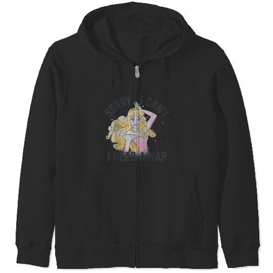 Disneyss Sleeping Beauty Aurora Sorry I Can't I Need A Nap Zip Hoodies