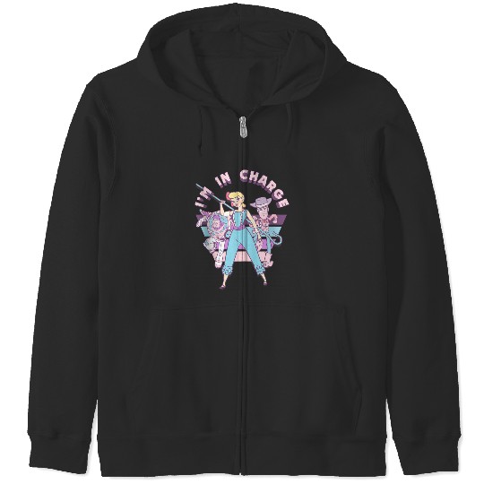 Disneyss Pixars Toy Story Little Bo Peep I'm In Charge Zip Hoodies
