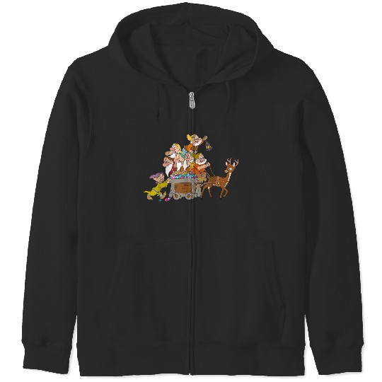 Disneyss Snow White The Seven Dwarfs Whistle While You Work Zip Hoodies
