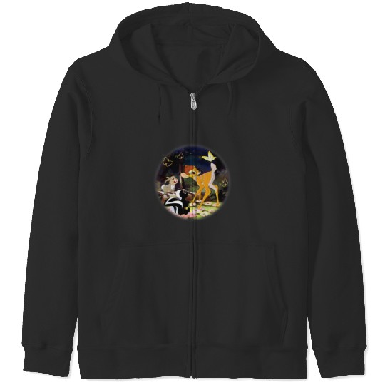 Disney Bambi Circle Zip Hoodies