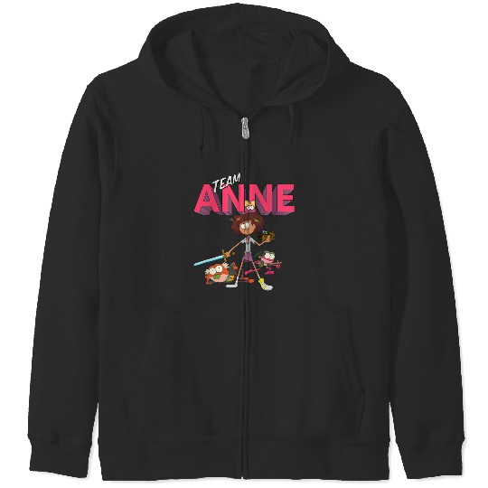 Disney Channel Amphibia Team Anne Zip Hoodies