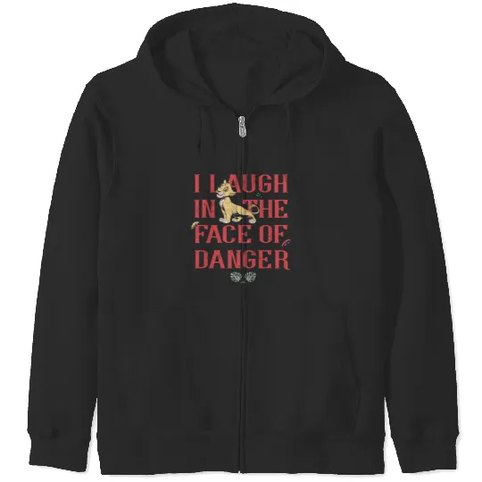 Disney The Lion King Simba I Laugh in the Face of Danger Zip Hoodies