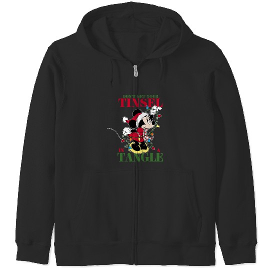 Disney Holiday Minnie Tangled Tinsel Zip Hoodies