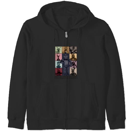 Five Nights At Freddys Eras Tour Zip Hoodies