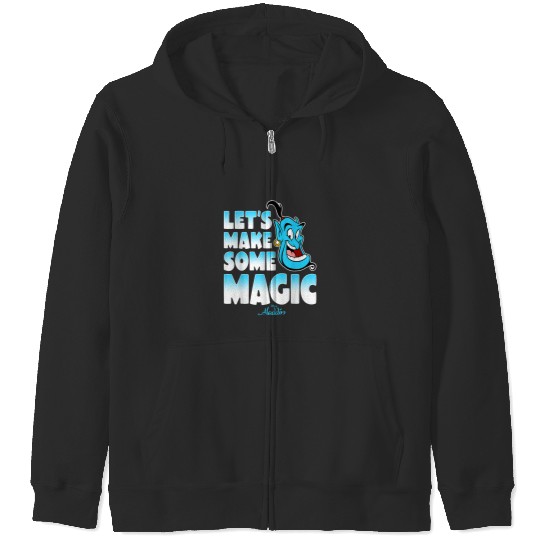 Disney Aladdin Genie Lets Make Some Magic Gradie Zip Hoodies