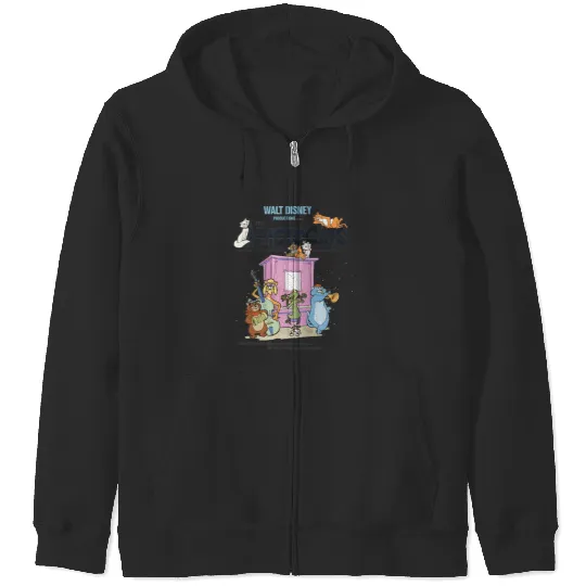 Disney The Aristocats Cats Playing Piano Zip Hoodies